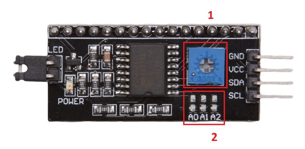 hướng dẫn kết nối module I2C PCF8574 Với Arduino Uno